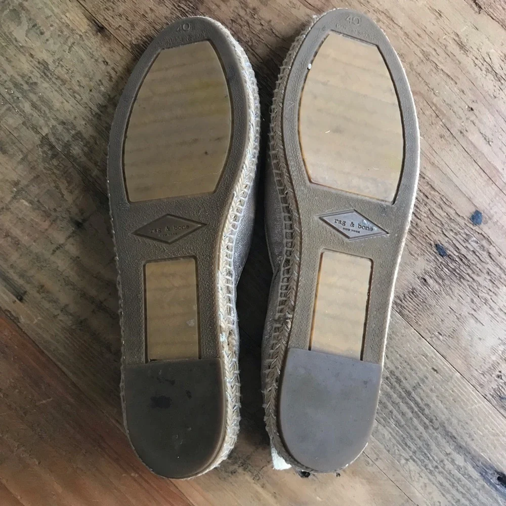 Rag & Bone leather espadrilles flats size 8